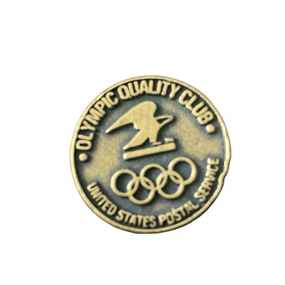 Vintage Post Office USPS Olympic Quality Club Pin A Nostalgic Piece of American